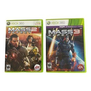 Mass Effect 2 and Mass Effect 3  (Microsoft Xbox 360, 2012) Lot of 2